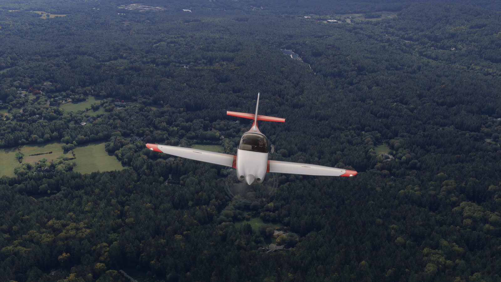 A picture of this flight, taken by its pilot